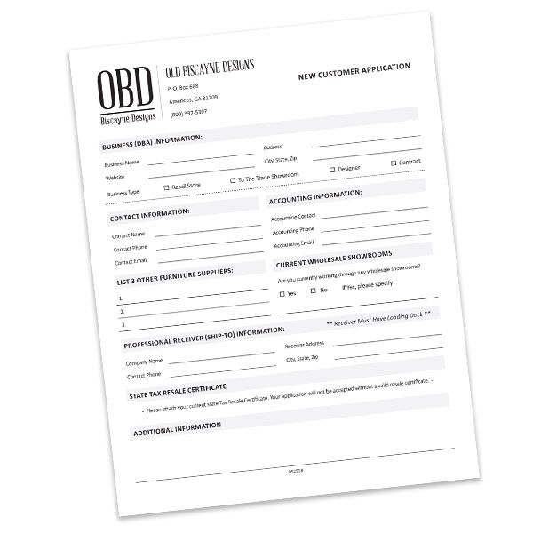 New Customer Application