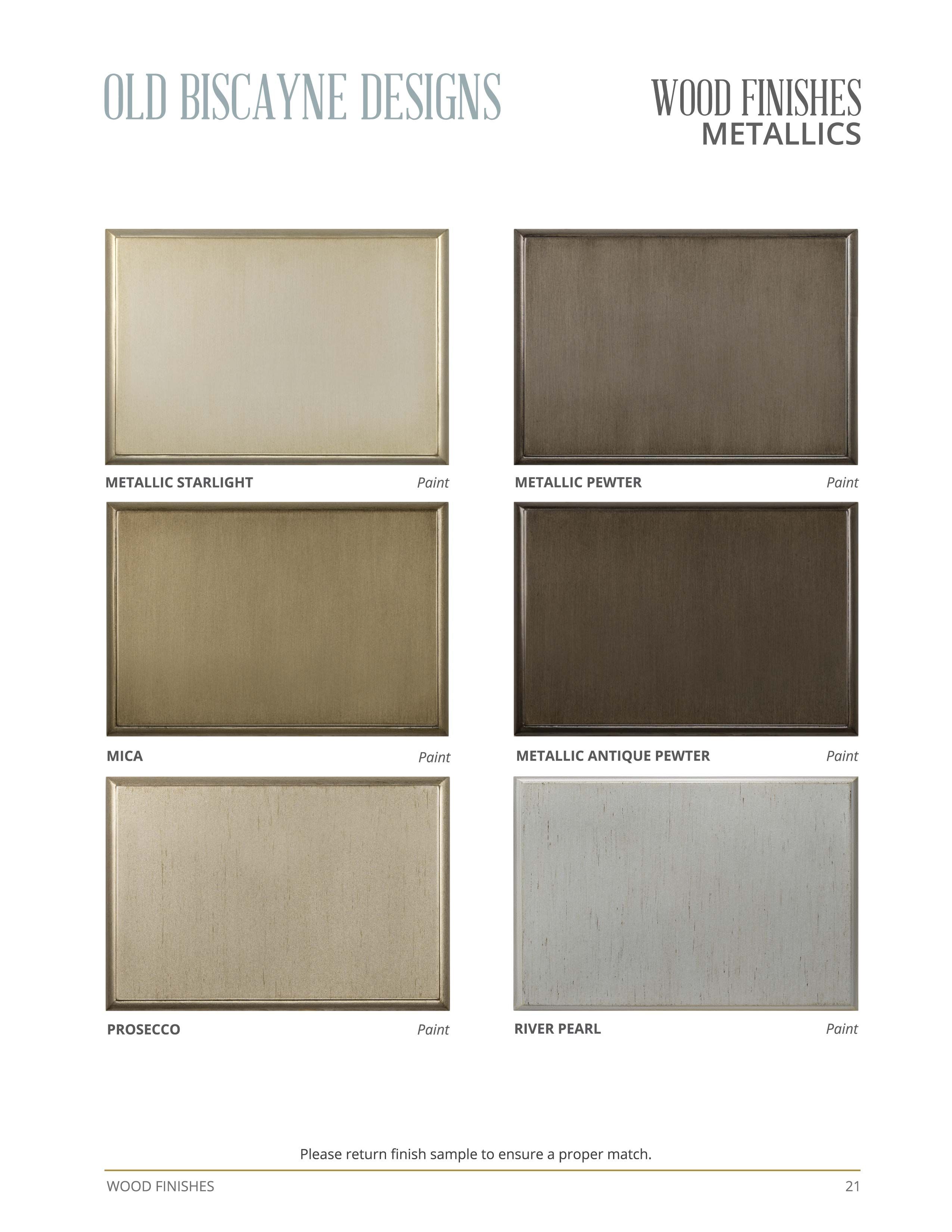 21 Metallics