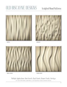 Sculpted Wood Patterns 01