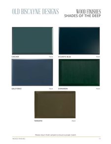 11 Shades of the Deep