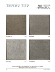22 Metallic Silks