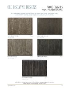 35 Weathered Darks